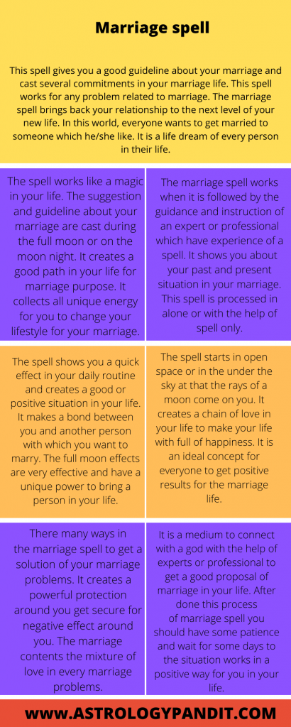 marriage spell