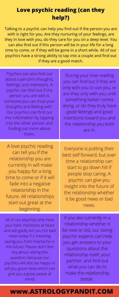 love psychic reading