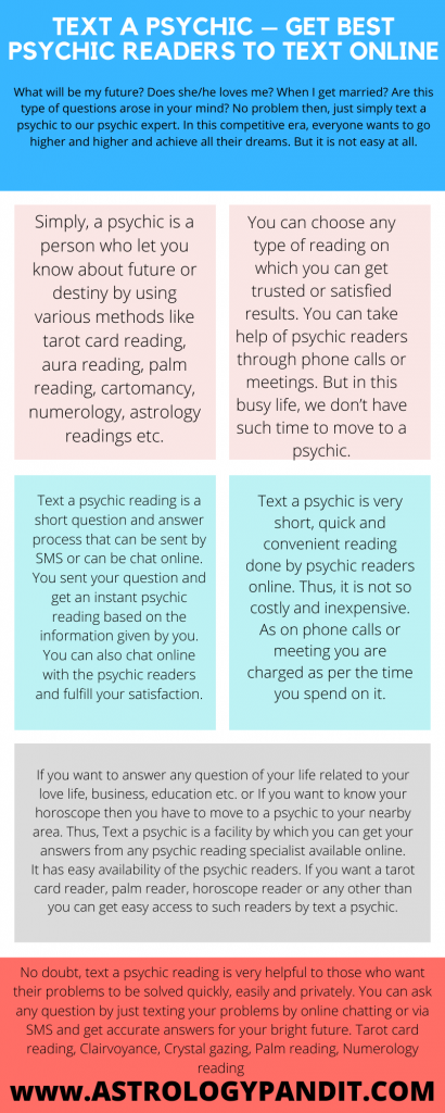 text a psychic