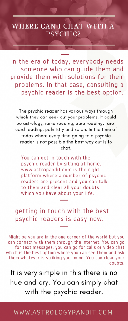 Where can I chat with a psychic