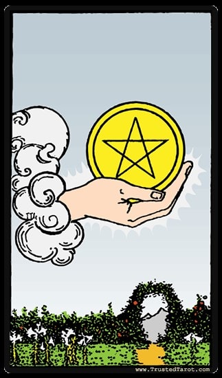 Ace Of Pentacles Card
