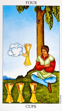 Four Of Cups Card