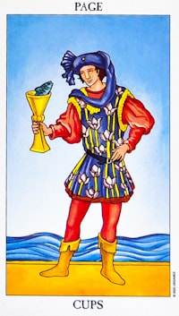 Page Of Cups Card