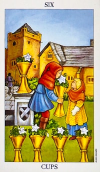 Six Of Cups Card