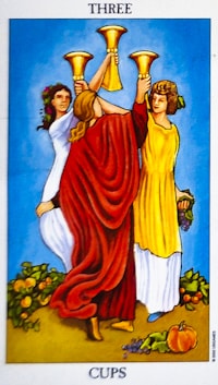 Three Of Cups Card