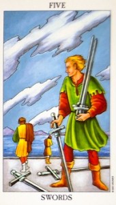 Five Of Swords Card