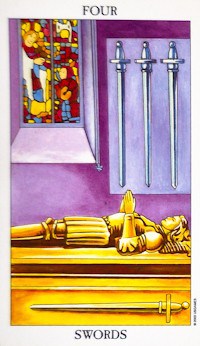 Four Of Swords Card