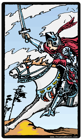 Knight Of Swords Card