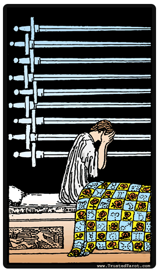 Nine Of Swords Card