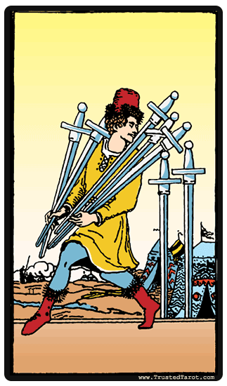 Seven Of Swords Card