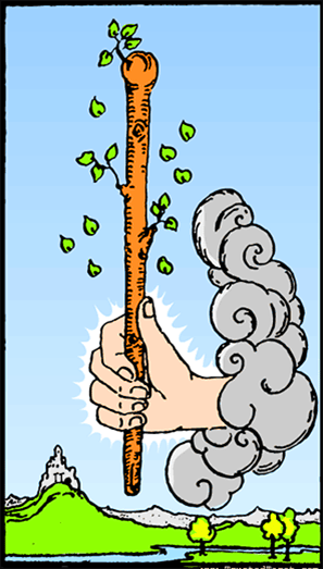 Ace Of Wands Card