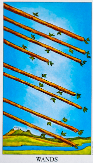Eight Of Wands Card