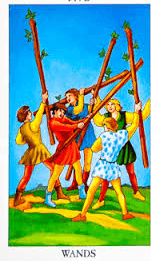Five Of Wands Card