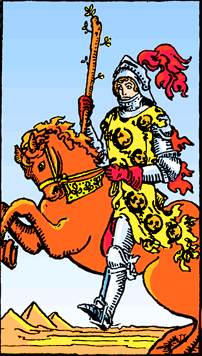 Knight Of Wands Card