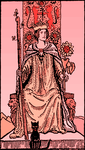 Queen Of Wands Card