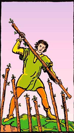 Seven Of Wands Card