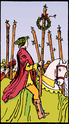 Six Of Wands Card