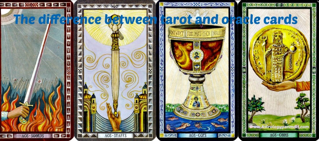The difference between tarot and oracle cards