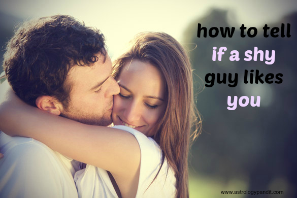 how to tell if a shy guy likes you