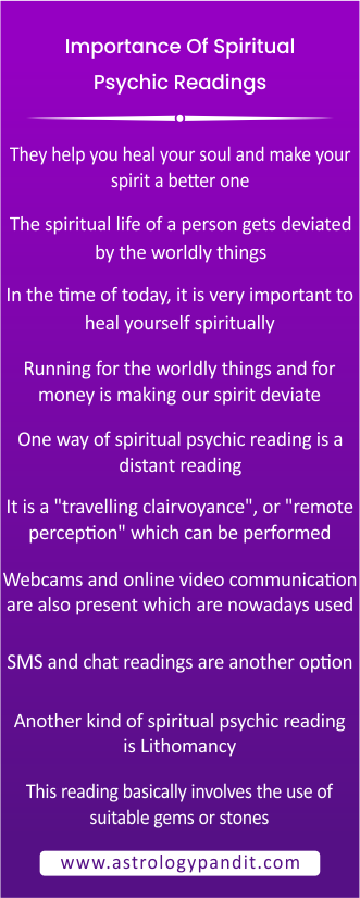 importance of spiritual psychic readings