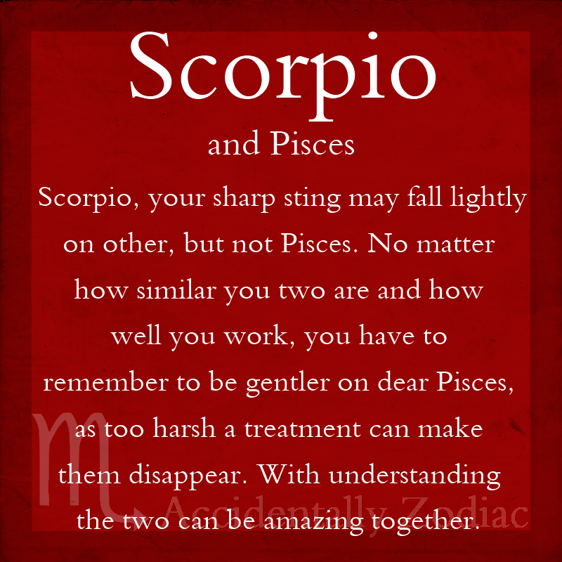 Pisces man Scorpio woman compatibility in love online