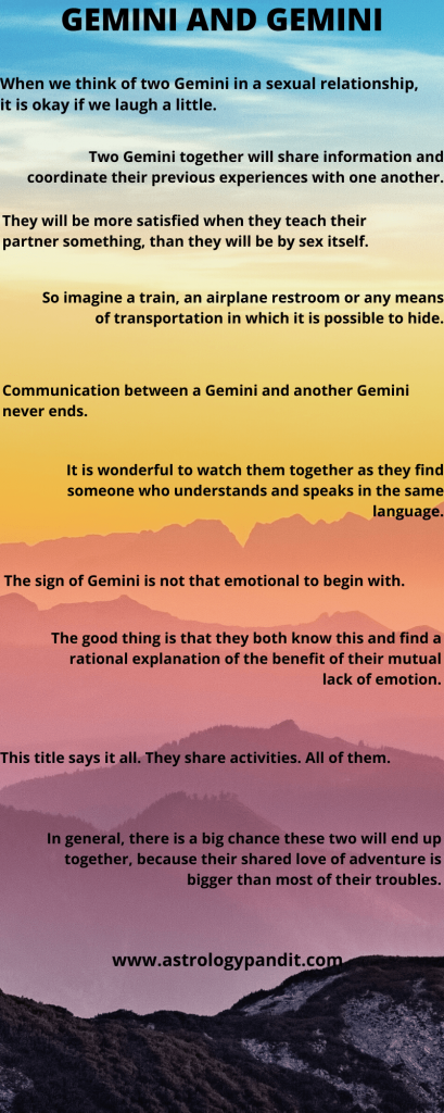 gemini man gemini woman compatibility