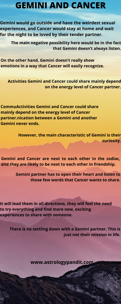 gemini man cancer woman compatibility