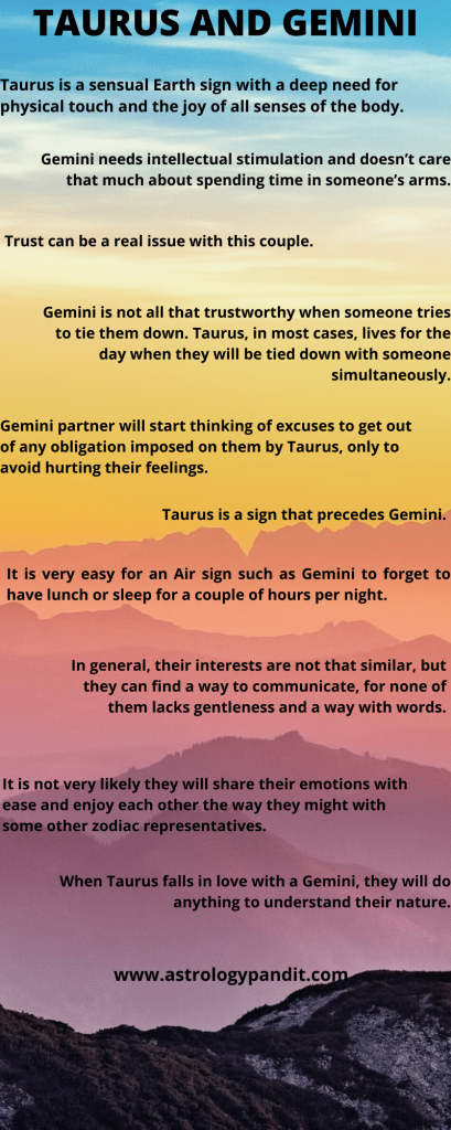 taurus man gemini woman compatibility