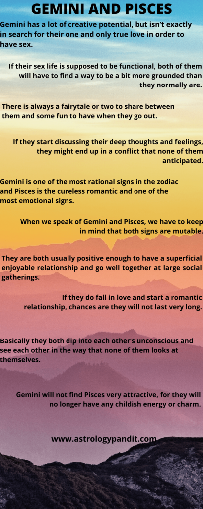 gemini man pisces woman compatibility