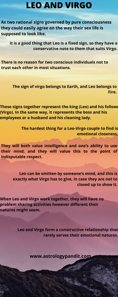 leo man virgo woman compatibility