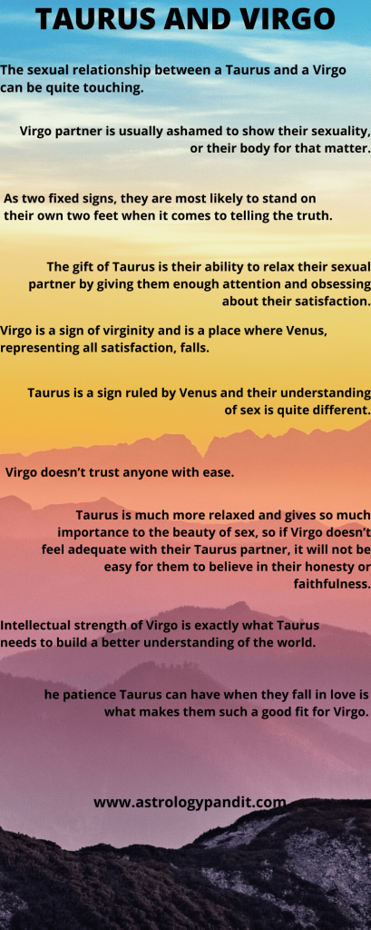 taurus man virgo woman compatibility