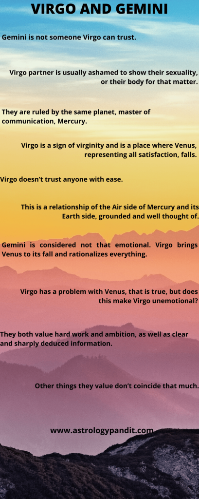 Virgo man gemini woman compatibility 