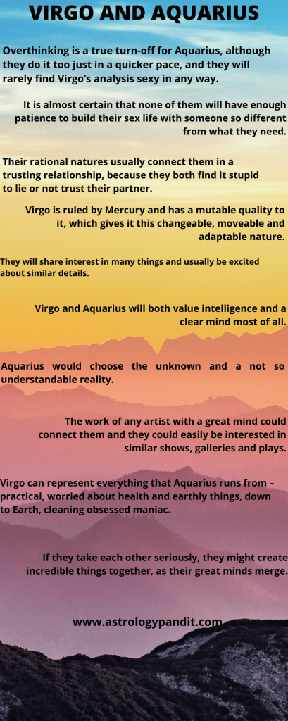 Virgo man aquarius woman compatibility