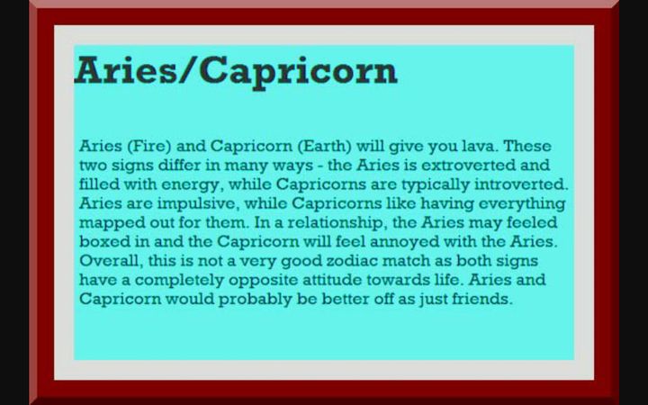 aries man capricorn woman