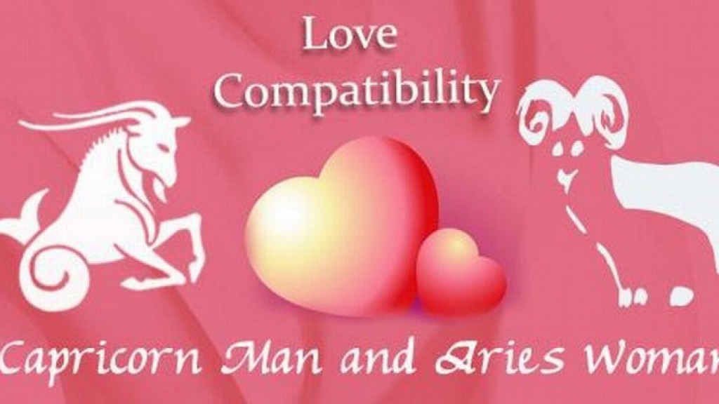Capricorn man Aries woman compatibility in love