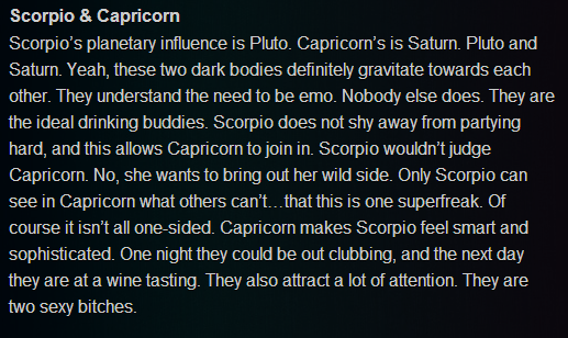 Capricorn man Scorpio woman compatibility in love