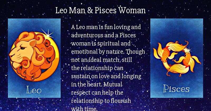 leo man pisces woman compatibility