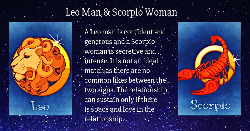 leo man and scorpio woman compatibility in love