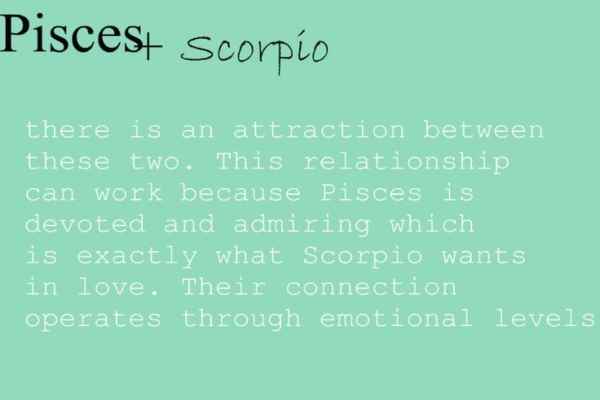 Scorpio man Pisces woman compatibility in love online