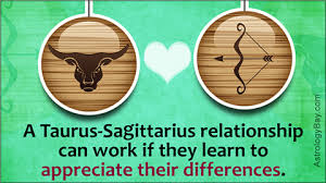 Taurus man Sagittarius woman compatibility in love online